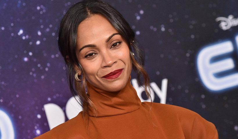 US actress Zoe Saldana attends the world premiere of Disney and Pixar's "Elio" at the El Capitan Theatre in Los Angeles on June 10, 2025. (Photo by LISA O'CONNOR / AFP) (Photo by LISA O'CONNOR/AFP via Getty Images)