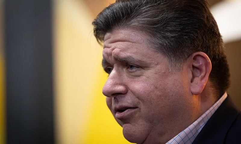 CHICAGO, ILLINOIS - SEPTEMBER 03: Illinois Gov. JB Pritzker speaks to the press following a visit to Metropolitan Peace Academy on September 03, 2025 in Chicago, Illinois. The Metropolitan Peace Academy was training violence intervention leaders on how to respond to the anticipated National Guard and federal agent deployment to Chicago. (Photo by Scott Olson/Getty Images)