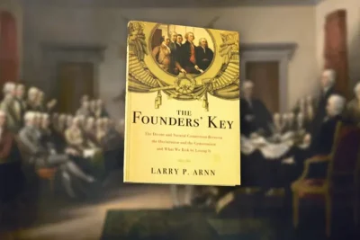 Image of the book cover for The Founders’ Key by Larry P. Arnn